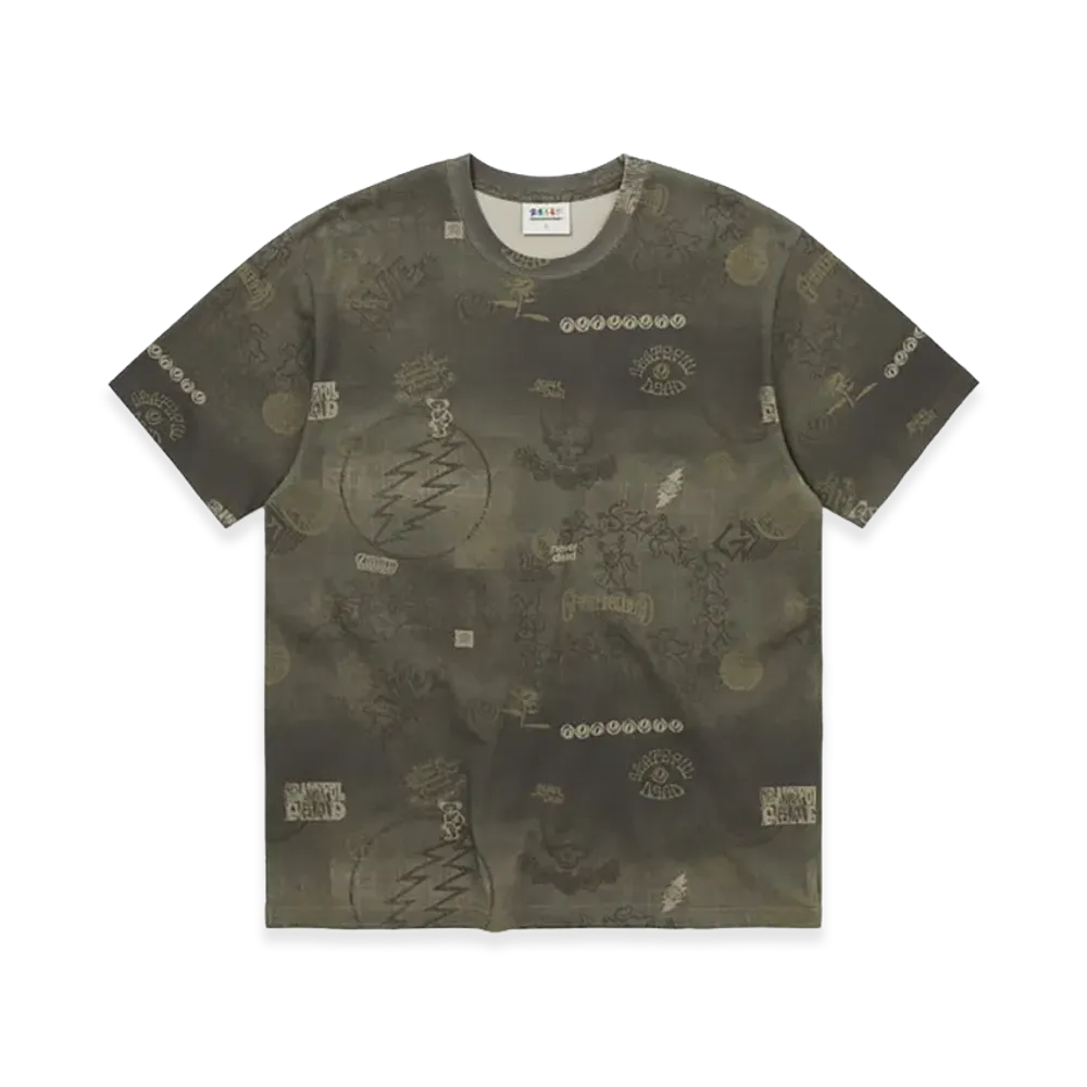 thisisneverthat x Grateful Dead Iconography Tee "Olive"
