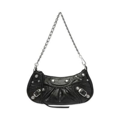 BALENCIAGA Le Cagole Mini Purse With Chain "Black"