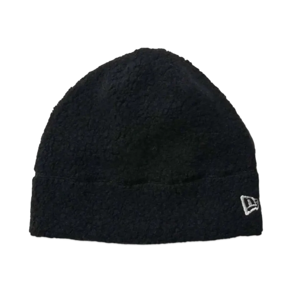 NEW ERA New Era Outdoor Basic Cuff Knit RE:NEWOOL Boa Fleece "Black"