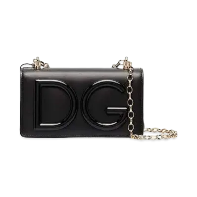 Dolce&Gabbana DG Girls Phong Bag Calfskin "Black"