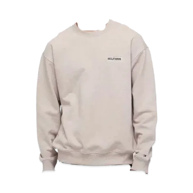 TOMMY HILFIGER Monotype Heavy Twill Sweatshirt "Brown"