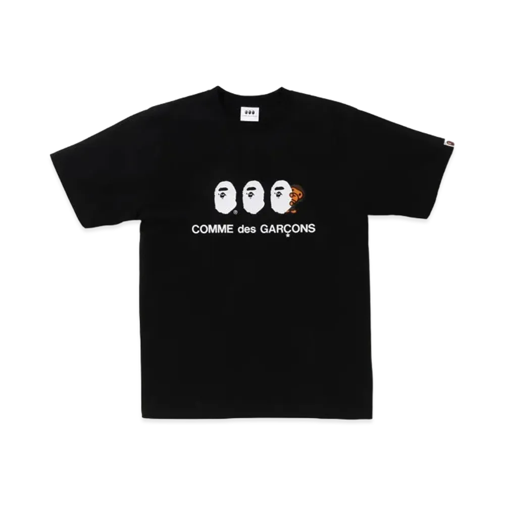 A BATHING APE x CDG OSAKA Tee #1 "Black"