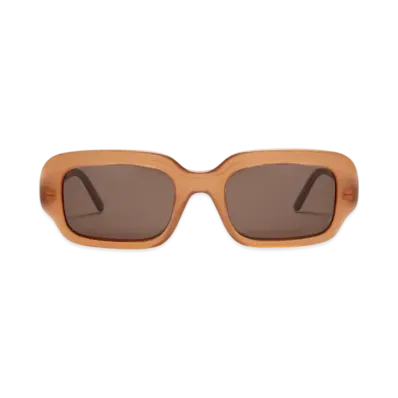 LOEWE Rectangular Slim Sunglasses "Light Caramel"