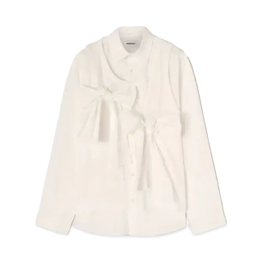AMBUSH Ribbon Shirt "White"