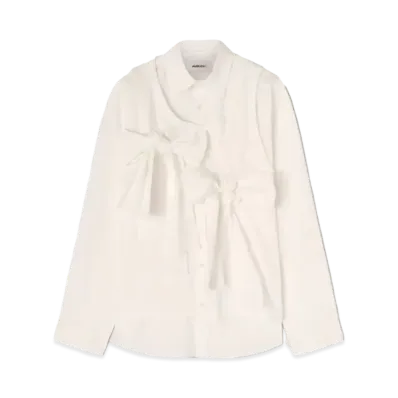 AMBUSH Ribbon Shirt "White"