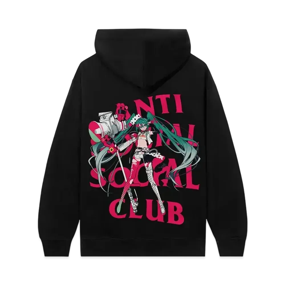 ANTI SOCIAL SOCIAL CLUB x Goodsmile Racing Virtual Echo Hoodie "Black"