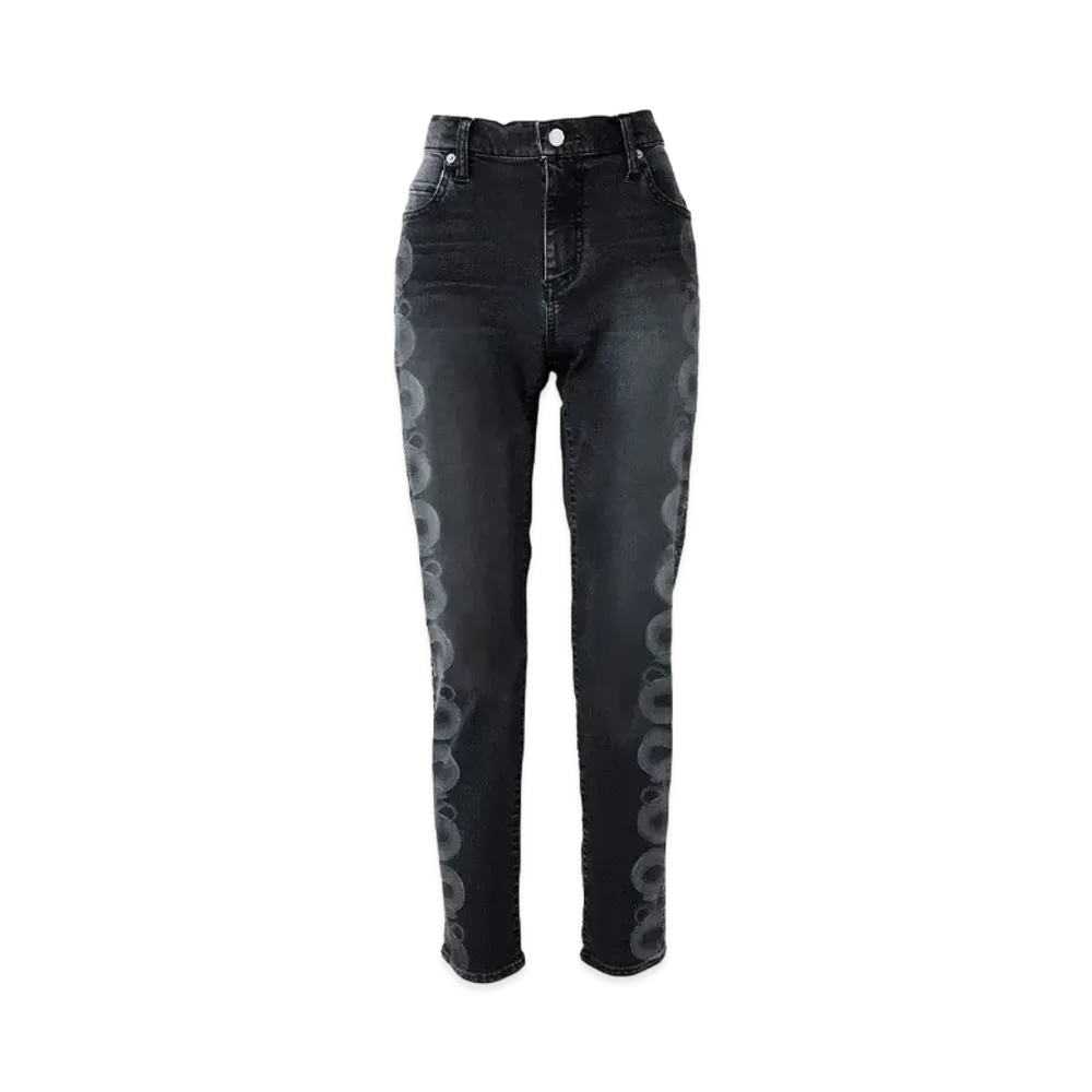 HYSTERIC GLAMOUR Snake Loop SkinNY Denim Pants "Black"