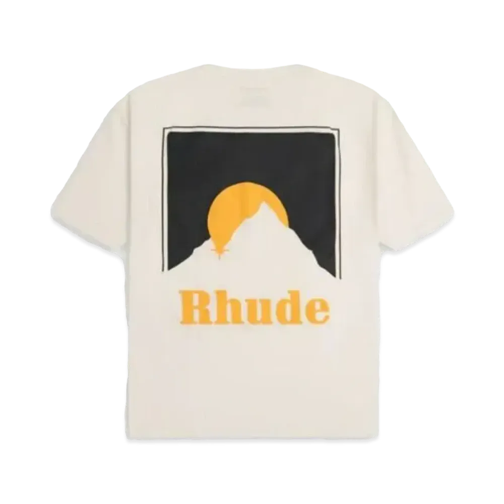 RHUDE Moonlight Tee "White Yellow"