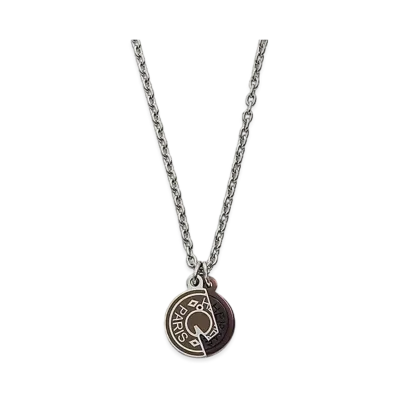 Hermes Carrousel Necklace "Gris Etain"