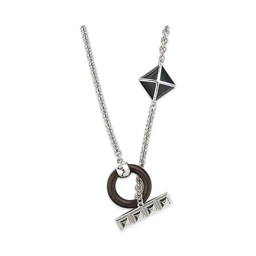Hermes Medor XO Necklace "Noir"