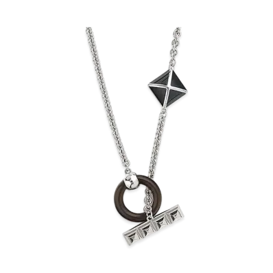 Hermes Medor XO Necklace "Noir"