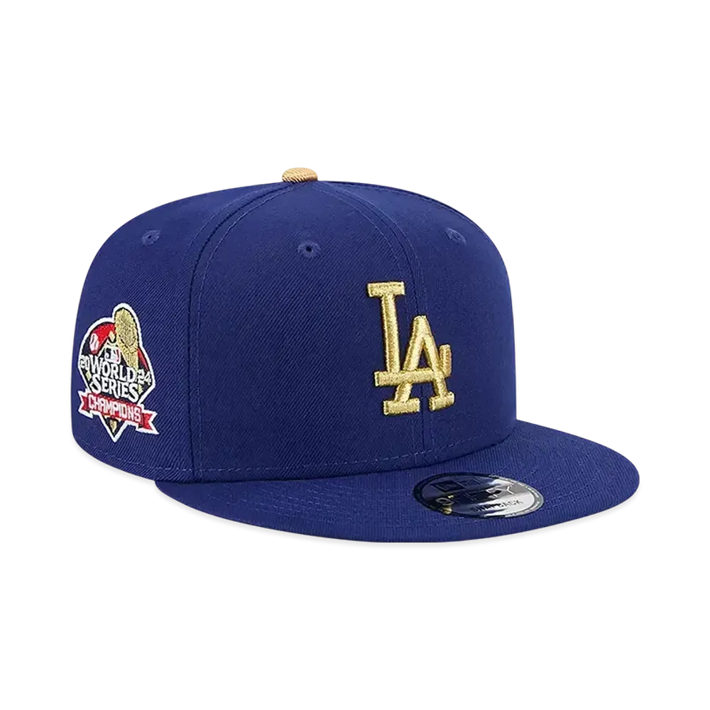MLB Los Angeles Dodgers 2025 Gold Collection Men's New Era 9Fifty Snapback Hat "Royal"
