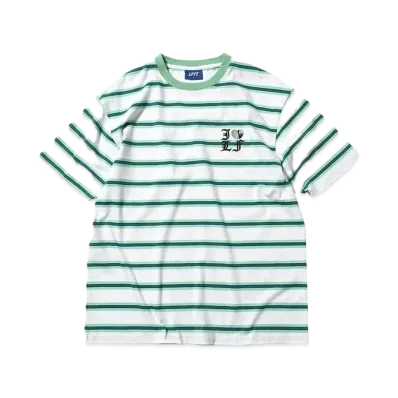 LFYT I LOVE LF MULTI BORDER TEE "WHITE"