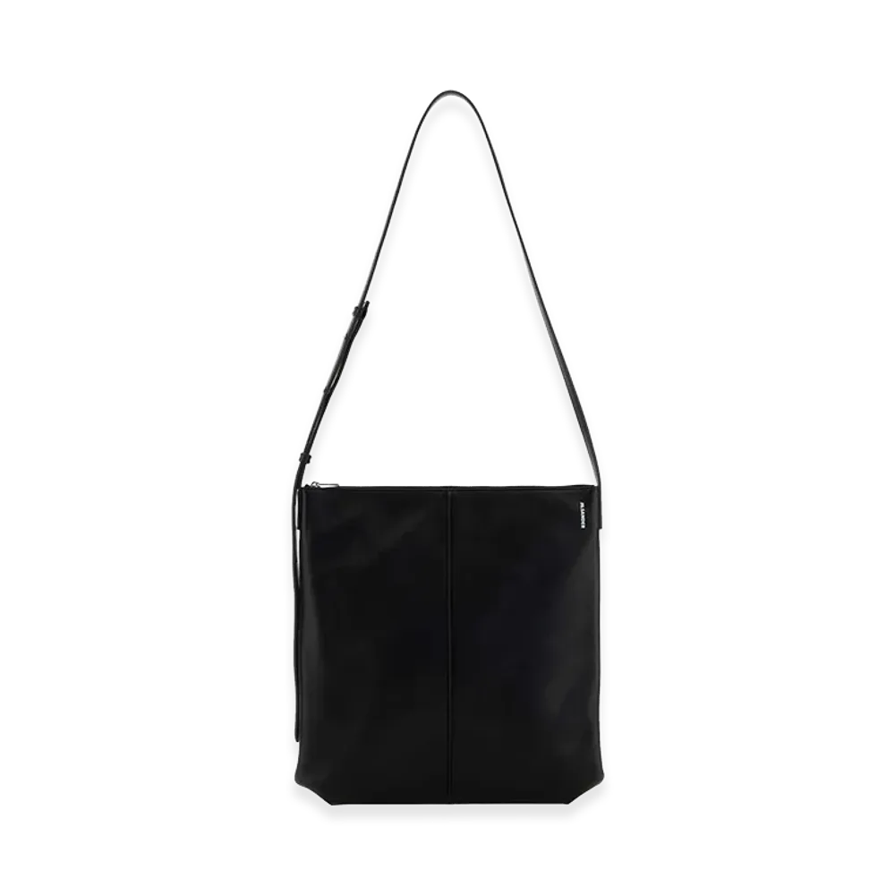Jil Sander Women's Leather Linea Crossbody Bag "Black"