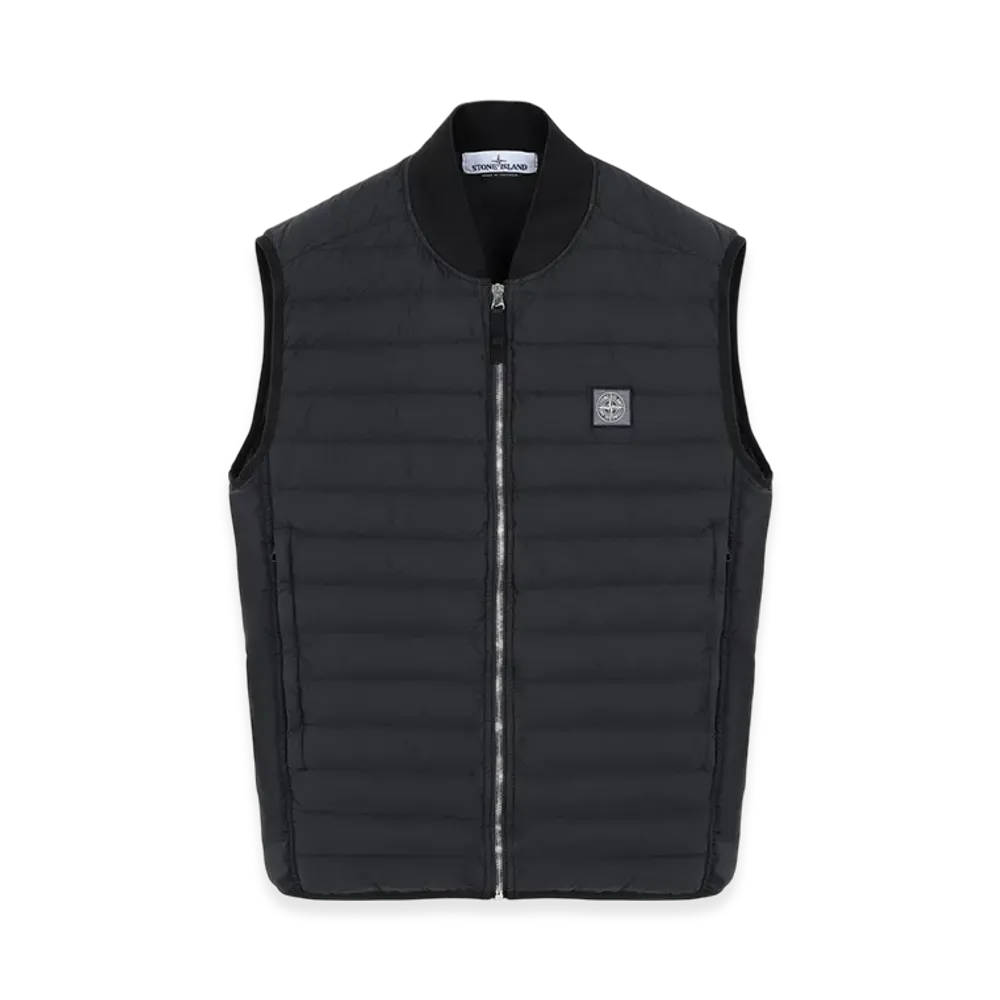 Stone Island G0225 Loom Woven Down Chambers Stretch Nylon-TC - 21SS "Black"