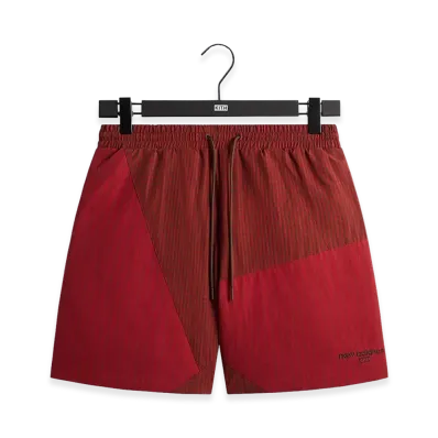 Kith x New Balance Poplin Mix Madison Short "Biking Red"