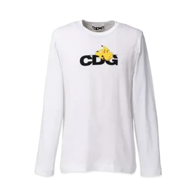 Comme des Garcons Pokemon Long Sleeved T-Shirt "White"