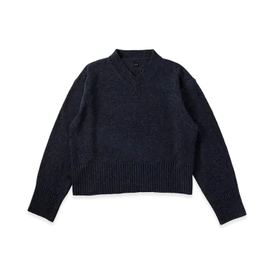 T.T Taiga Takahashi LOT.505 V-Neck Sweater "Indigo"