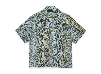 WACKO MARIA Leopard Hawaiian Shirt "Light Blue"