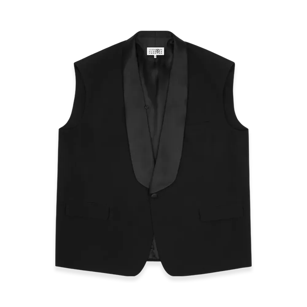 MM6 Maison Margiela Women's Sleeveless Gilet "Black"