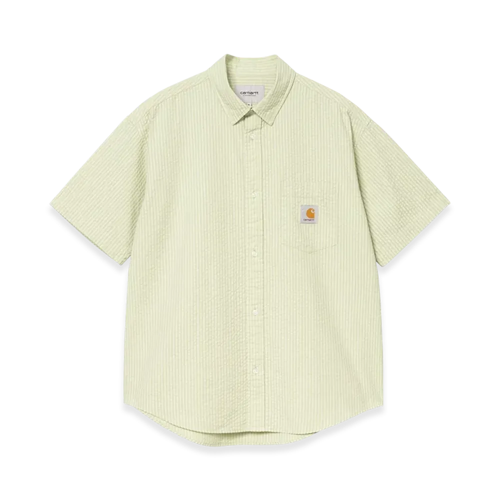 Carhartt WIP S/S Toland Shirt "Toland Stripe Pale Olive"