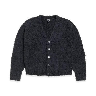 Stussy Textured Cardigan "Black"