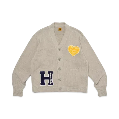 HUMAN MADE Low Gauge Knit Cardigan "Gray"