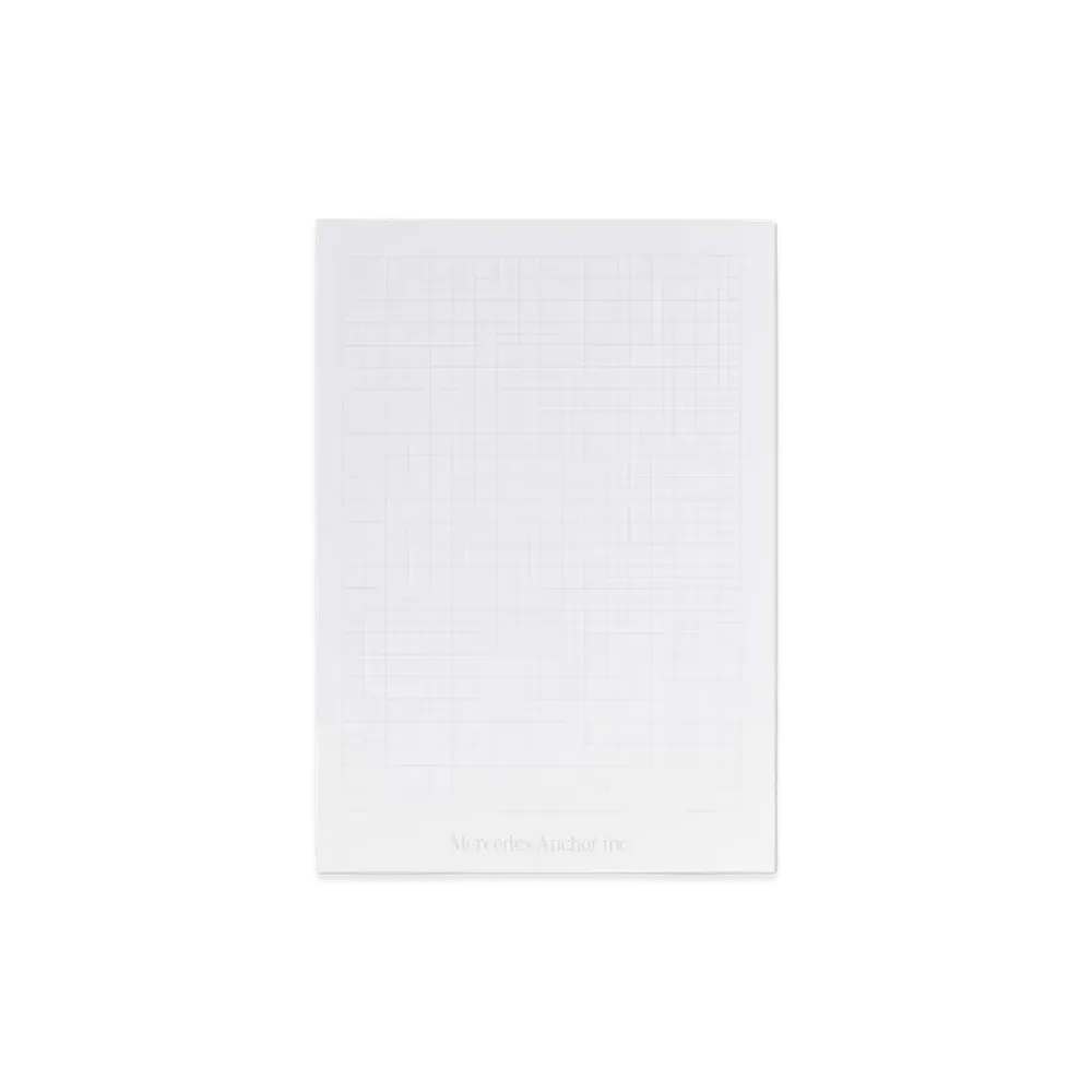 Mercedes Anchor inc. Grid Memo Pad "White"