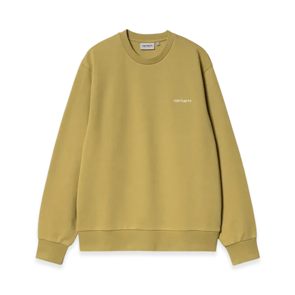 Carhartt WIP Script Embroidery Sweatshirt "Agate"