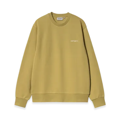 Carhartt WIP Script Embroidery Sweatshirt "Agate"