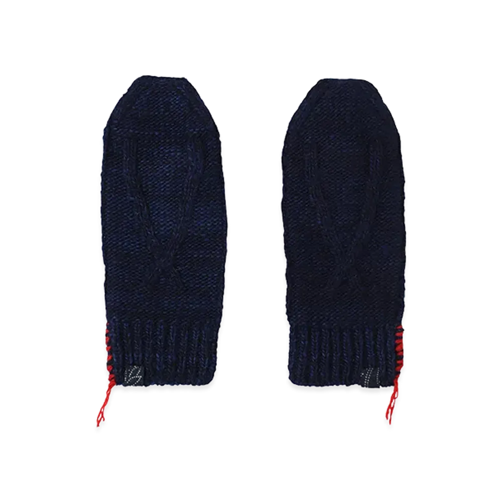 visvim Knit Mitten (N.D.) "Indigo"