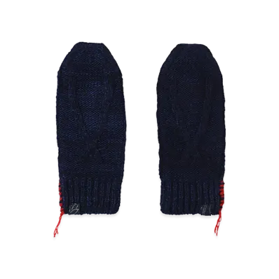 visvim Knit Mitten (N.D.) "Indigo"