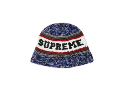 Supreme Knit Logo Crusher "Navy"