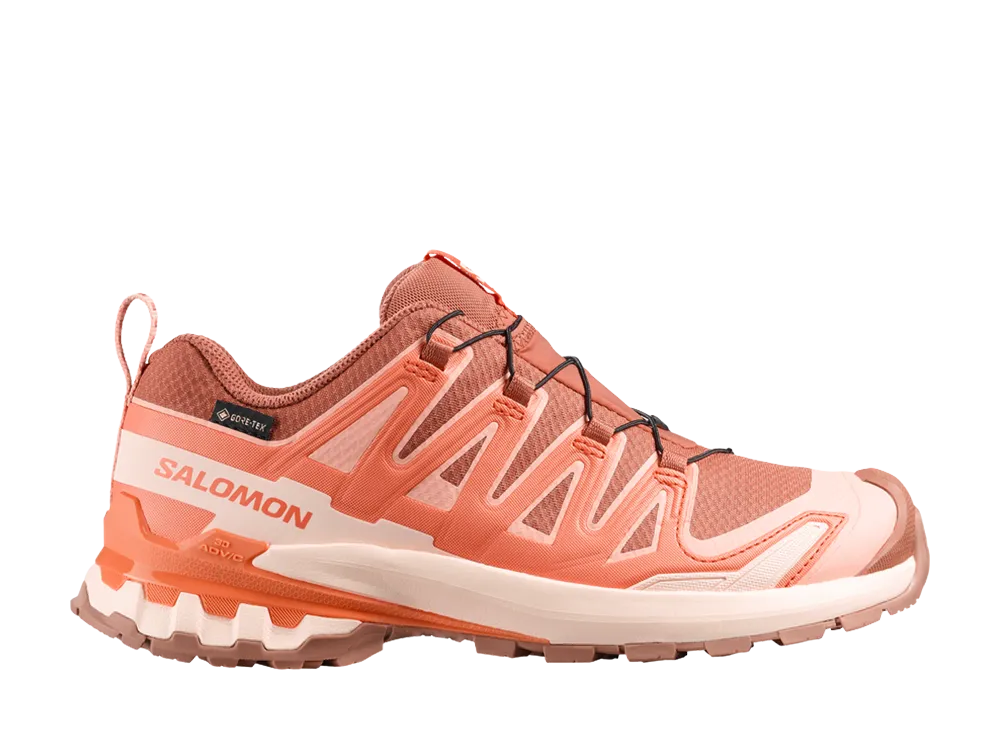 Salomon Women's XA Pro 3D V9 GORE-TEX "Pecan Brown/Nectarine/Almond Cream"