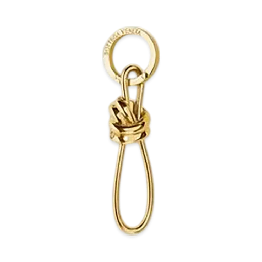 Bottega Veneta Andiamo Key Ring "Muse Brass"