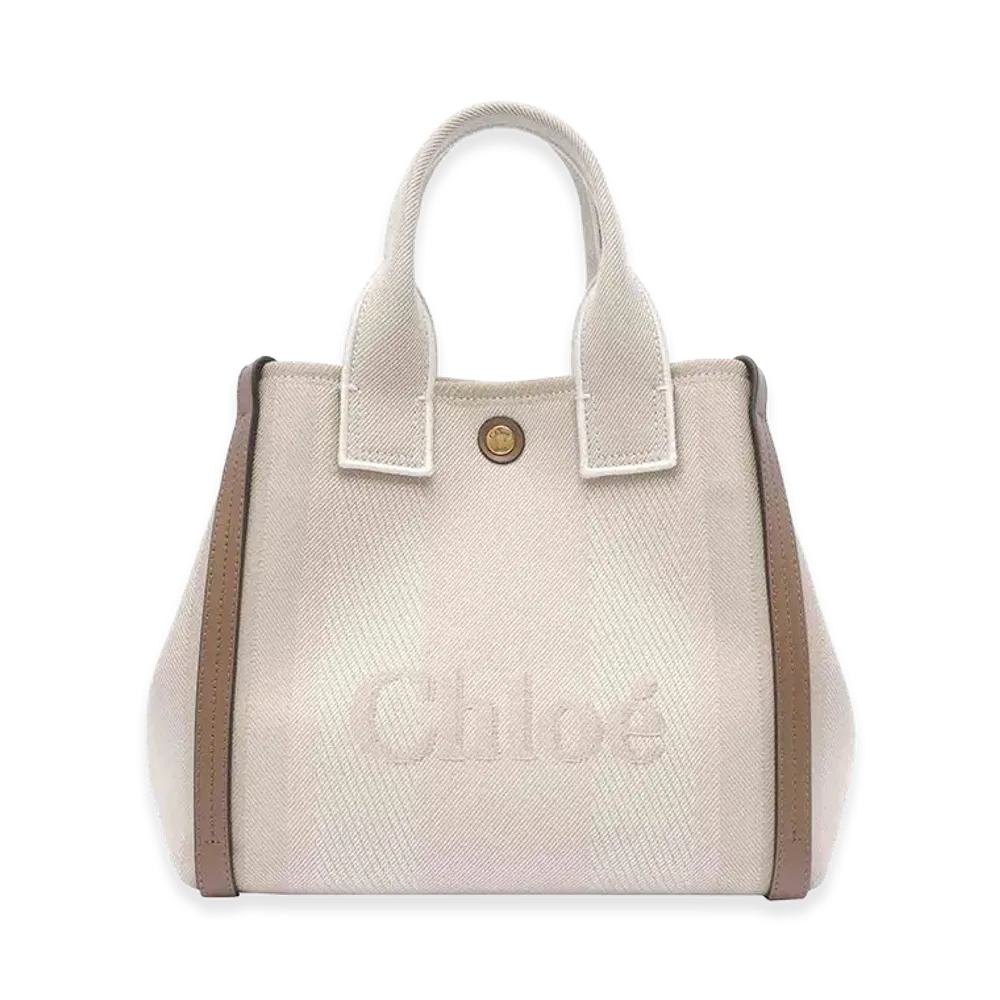 Chloe Women's E Carry Tote Bag Small "Beige"