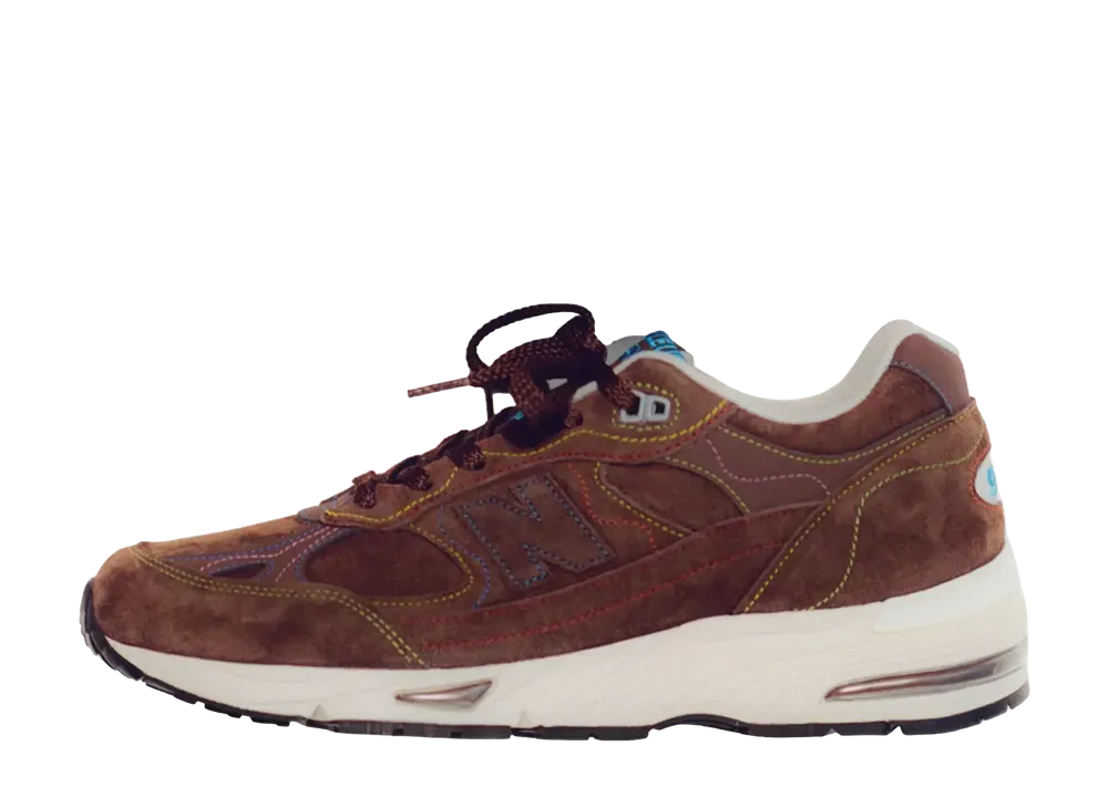 Bleue Burnham × New Balance 991V1 Made in UK "Brown"