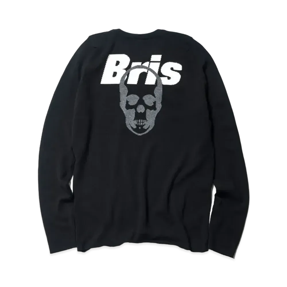 F.C.Real Bristol lucien pellat-finet Skull Intarsia Knit"Black"