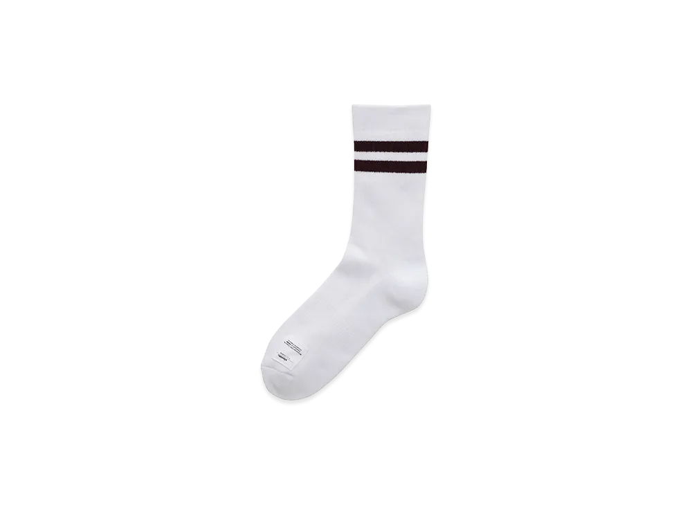 visvim Achilles Socks Hi "Burgundy"