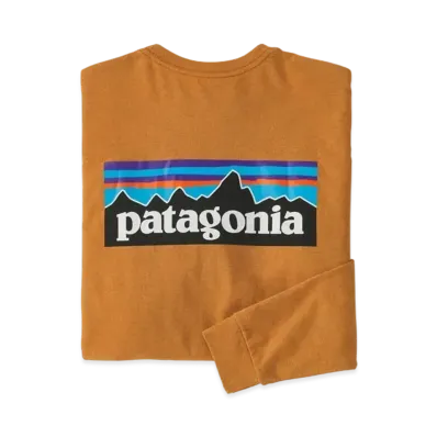 patagonia Men's LongSleeve P-6Logo Responsibility "Cloudberry Orange"