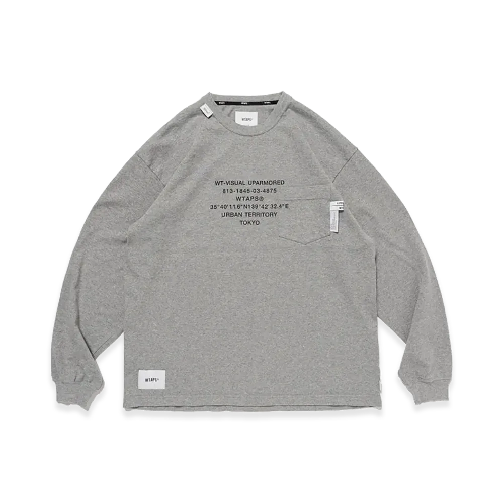 WTAPS Insect / LS / Cotton "Ash Gray"