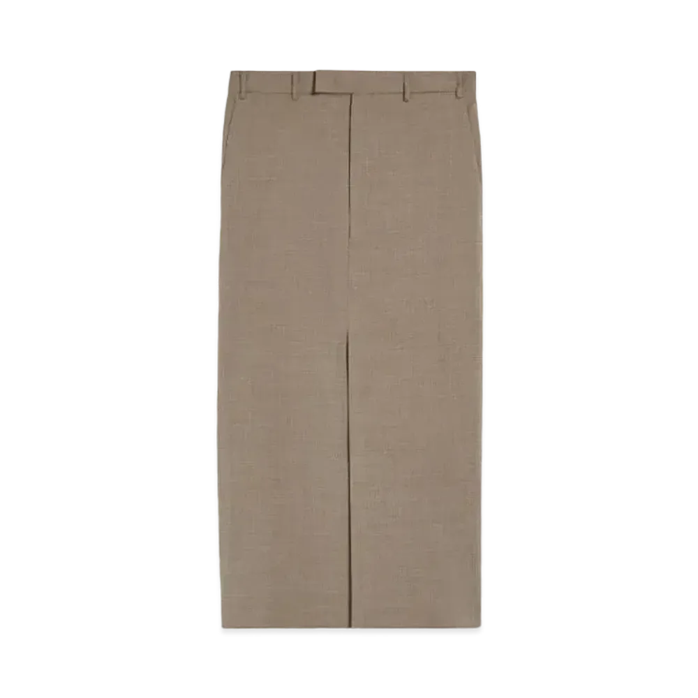 Max Mara Atollo Stretch Wool Pencil Skirt "Turtle Dope"
