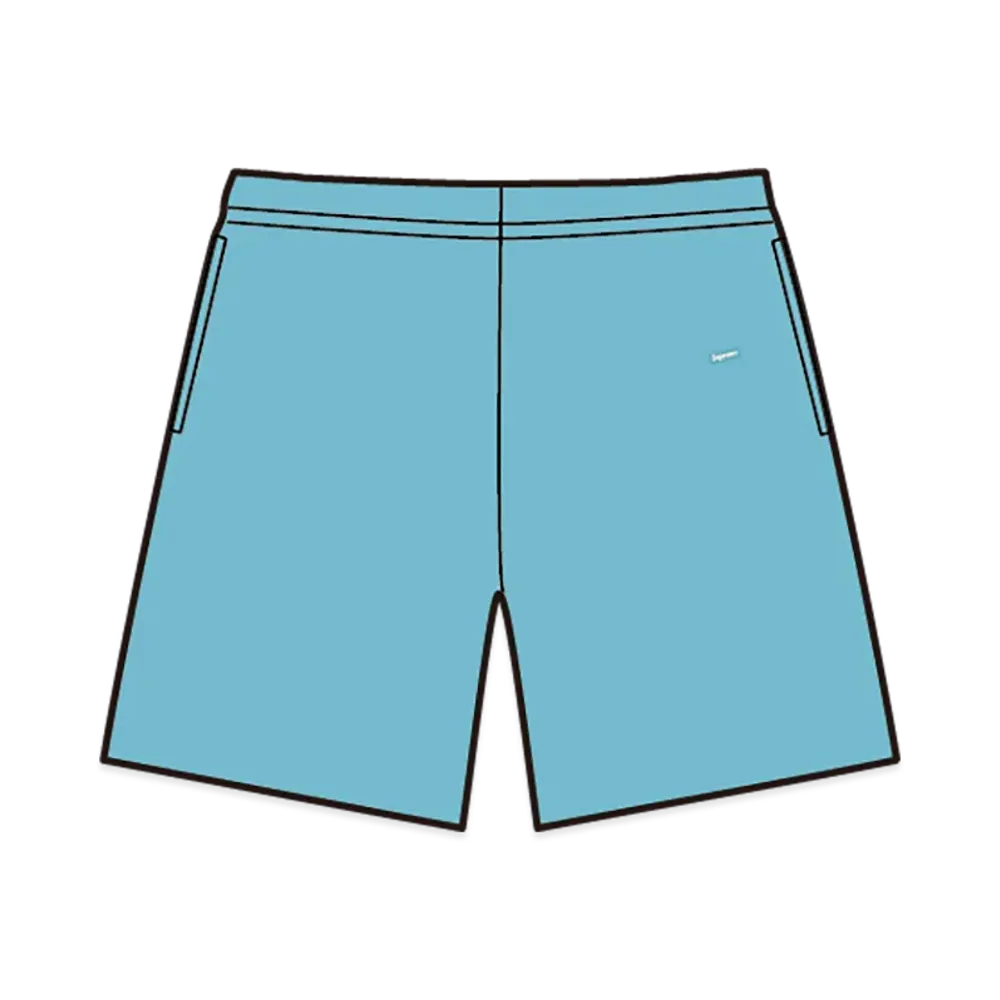 Supreme Small Box Sweatshort "Light Blue"