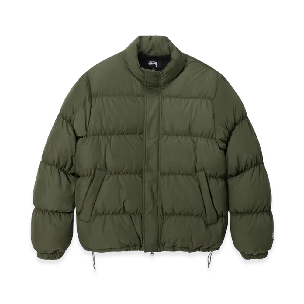 Stussy Ripstop Down Puffer Jacket 22FW "Olive"