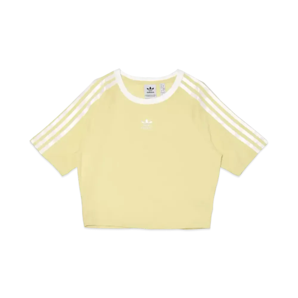 adidas 3-Stripes Baby Tee "Powder Yellow"