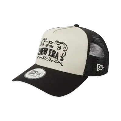NEW ERA 9Forty A-Frame Frame Logo "Stone/Black"