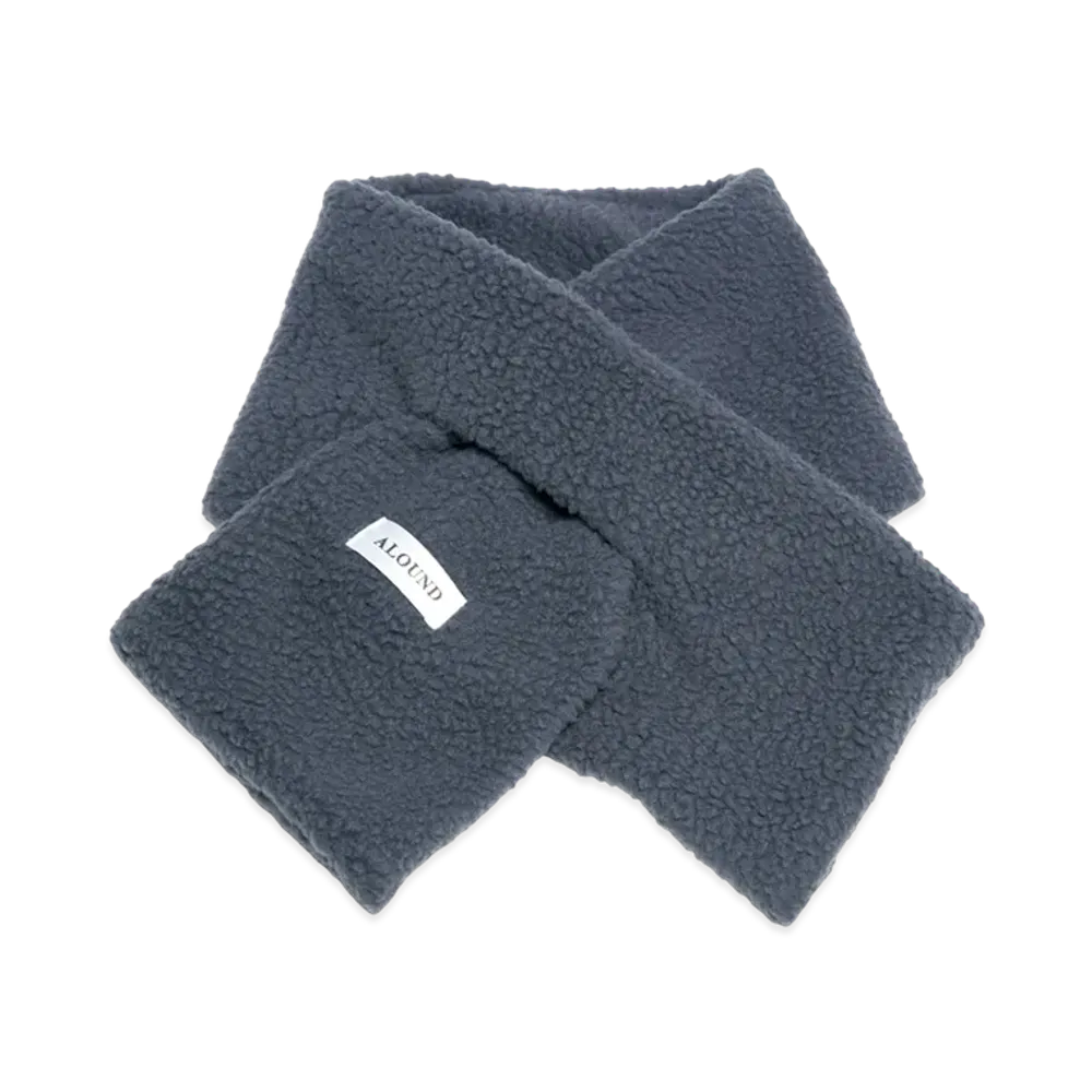 ALOUND Fleece Muffler "Charcoal Grey"