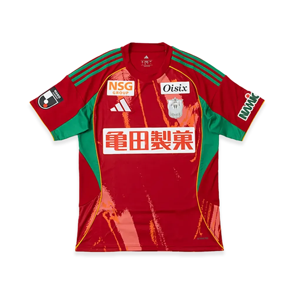 adidas 2026 Albirex Niigata 100 Year Vision League 1st Jersey "Red"