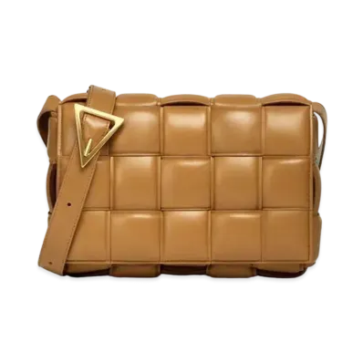 Bottega Veneta Padded Cassette "Caramel"
