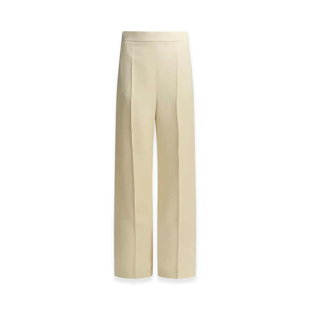 Valentino Women's Silk Tailored Pants "White"